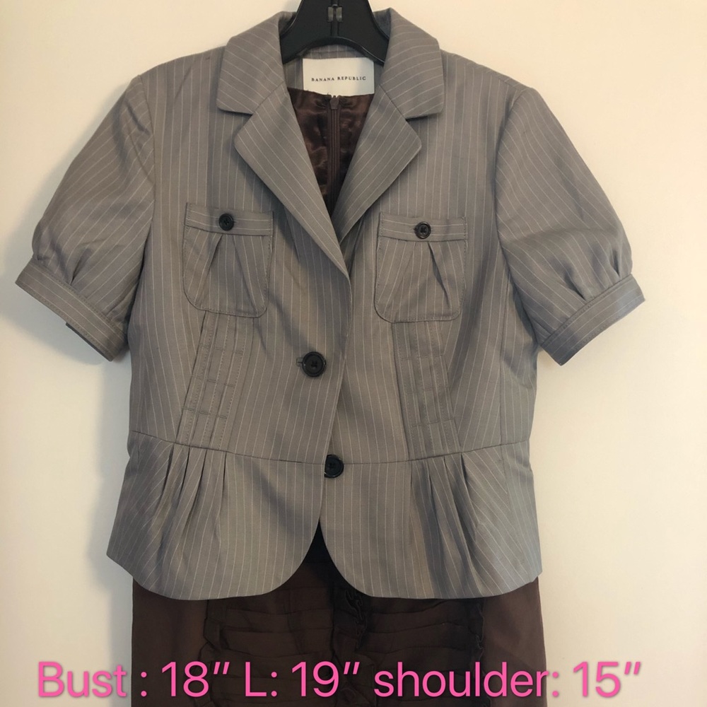 Banana republic shortsleeved hunt coat